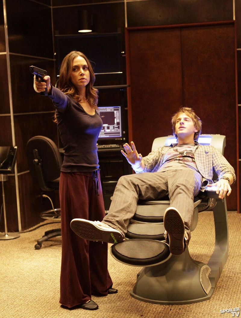 Illustration for article titled Echo's Turning The Dollhouse Upside Down, And Summer Glau's Having A Bad Day